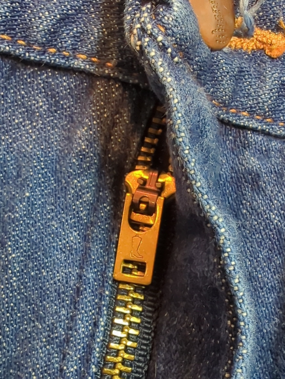 Vintage 1980s Wrangler Mens Cowboy Cut Jeans Waist Size 38 - Picture 4 of 8